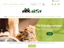 Tablet Screenshot of dog-aktiv.de